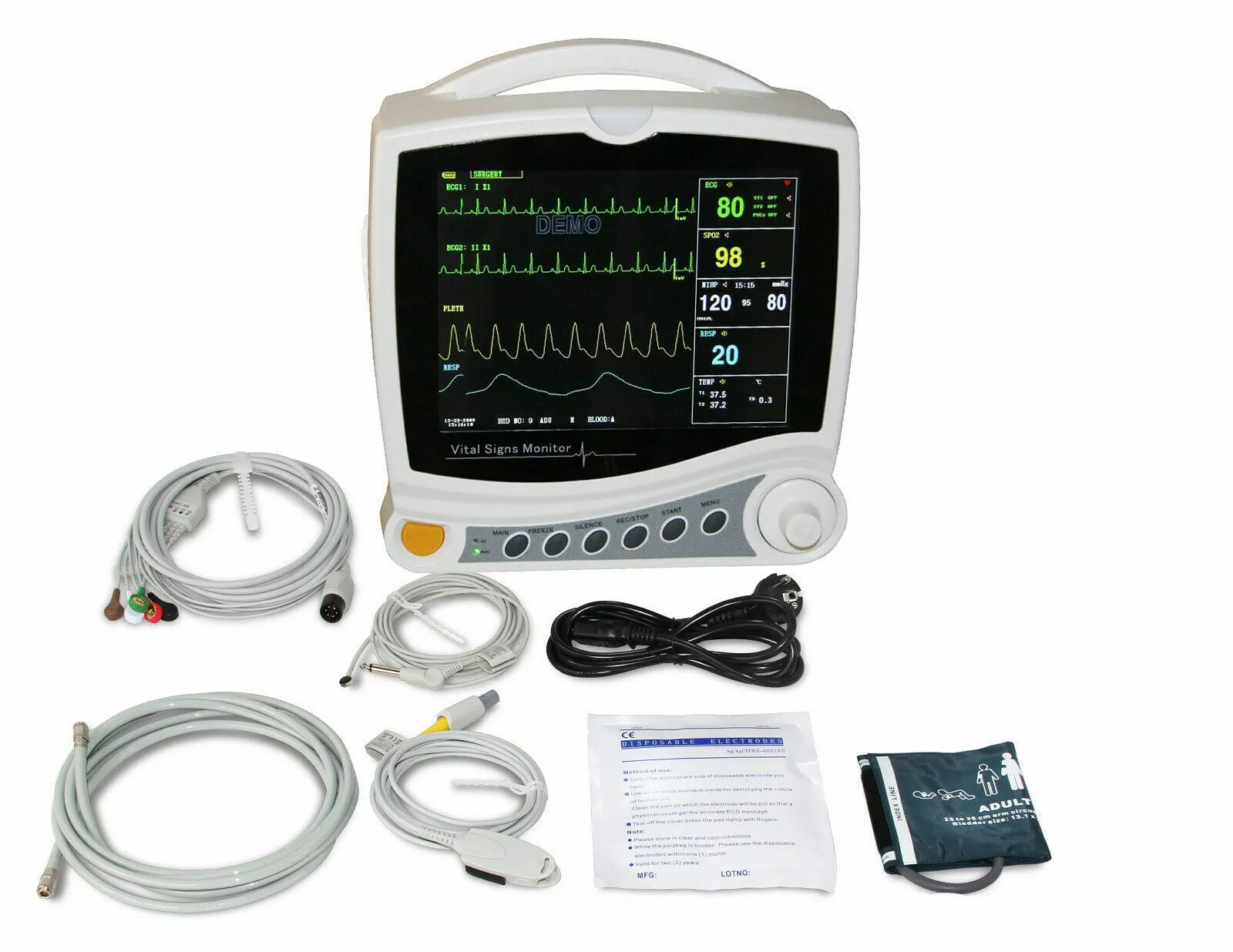 CONTEC® CMS6800 8 "Touch Screen Multi-parameter Patient Monitor